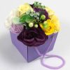 Seifenblumen Strauß - Lila Blumengarten