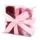 9 Stück Seifenblumenset - Rosa Rosen