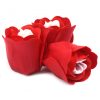 3 Stück Seifenblumen Set - Rote Rosen
