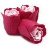 3 Stücke Seifenblumen-Set - Rosa Rosen