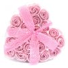 24 Stück Seifenblume Set - Rosa Rosen