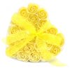 24 Stück Seifenblumen Set - Gelbe Rosen