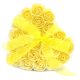 24 Stück Seifenblumen Set - Gelbe Rosen