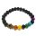 Lavastein-Armband – Hamsa-Chakra