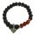 Lavastein-Armband – Karneol und Kopja