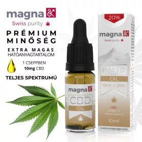 Magna G&T 20% CBD Olaj 2000mg | 10ml | Kendermagolajban