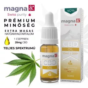 Magna G&T 40% CBD Olaj 4000mg | 10ml | MCT olajban