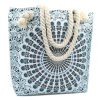 Mandala Tasche mit Kordelzug - Himmelblau