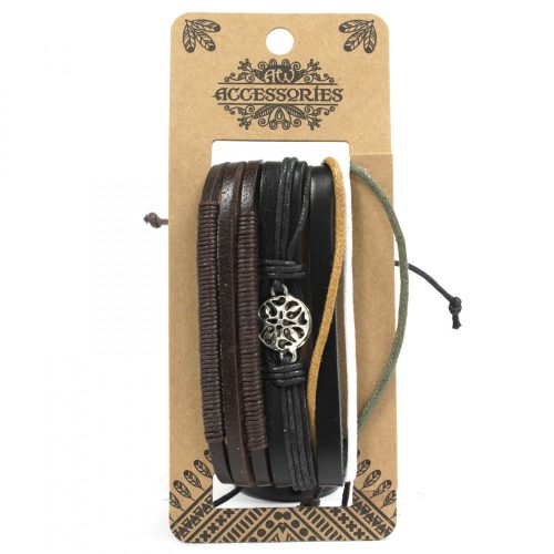 Herrenarmband Set – Dunkel und attraktiv