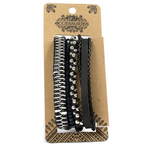Herrenarmband-Set - Cozy und Blau