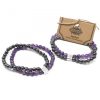 Doppelmagnetische Edelsteinarmbänder – Amethyst