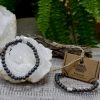 Doppelmagnetische Edelsteinarmbänder – Quarz
