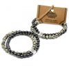 Doppelmagnetische Edelsteinarmbänder – Dalmatinerstein