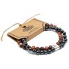 Doppelmagnetische Edelsteinarmbänder – Leopardenjaspis