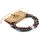 Doppelmagnetische Edelsteinarmbänder – Leopardenjaspis