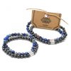 Doppelt magnetische Edelsteinarmbänder – Sodalith