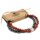 Doppelt magnetische Edelsteinarmbänder – Roter Jaspis