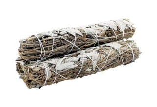 Verpacktes Räucherbündel – Weißer Salbei und Lavendel 22,5 cm