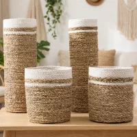 Tengerifű és Banánlevél Vázák és Kosarak 