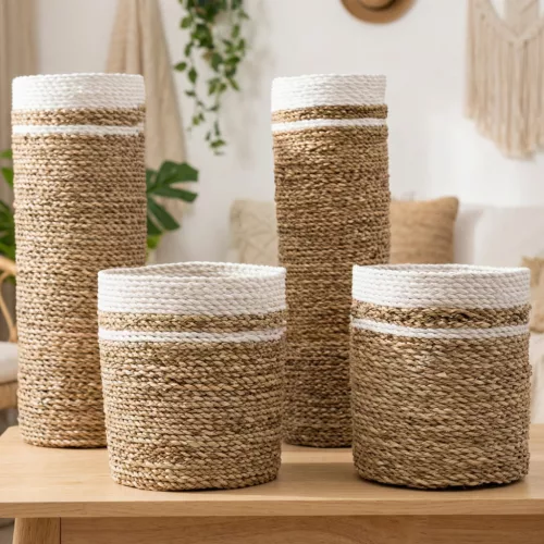 Tengerifű Szett - 2 Váza és 2 Kosár