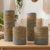 Tengerifű és Rafia Szett - 2 Váza és 2 Kosár