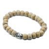 Duftende Sandelholz Perlen Buddha Armbänder