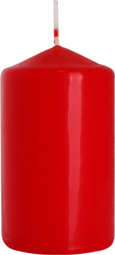 Zylinderkerze 60x100mm - Rot
