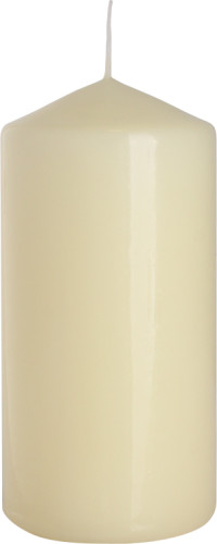Zylinderkerze 60x120mm - Cremefarben