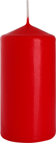 Zylinderkerze 60x120mm - Rot