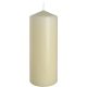 Zylinderkerze 80x200mm - Cremefarben