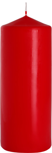 Zylinderkerze 80x200mm - Rot