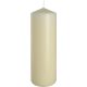 Zylinderkerze 80x250mm - Cremefarben