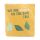 Baumwoll-Leinwandtasche mit Druck - We are Leaves - Gelb, Blau und Natur