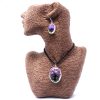 Schmuck mit echten Blumen – Lebensbaum-Set – Lila