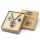 Schmuck mit echten Blumen – Lebensbaum-Set – Puderrosa
