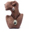 Schmuck mit echten Blumen – Lebensbaum-Set – Weiß