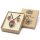 Schmuck mit echten Blumen – Lebensbaum-Set – Koralle