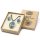 Schmuck mit echten Blumen – Lebensbaum-Set – Blau