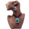 Schmuck mit echten Blumen – Lebensbaum-Set – Blau