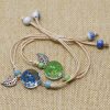 Schmuck mit echten Blumen – Armband mit Blumen und Blättern