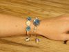 Schmuck mit echten Blumen – Armband mit Blumen und Blättern