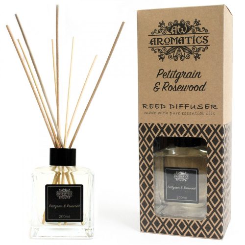 Bitterorange & Rosenholz Raumduft mit Bambusstäbchen 200ml