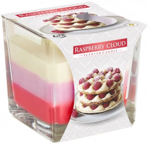 Regenbogen-Duftkerze im Glas-Rose