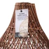 Rattan Asztali Lámpa - Sötétbarna