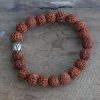 Rudraksha Mala Armband – Natur