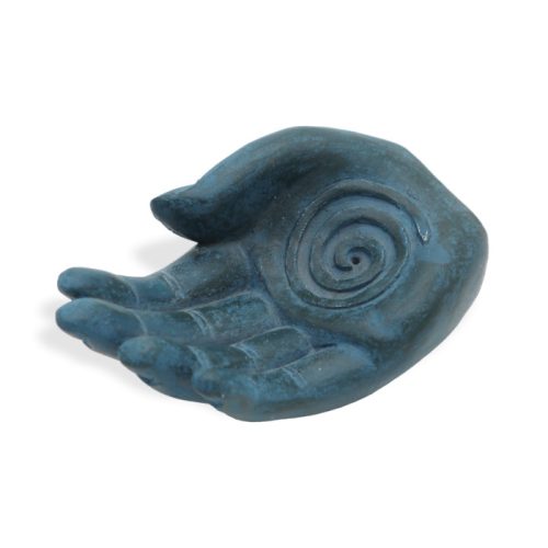 Räucherhalter – Hand – Fruchtbarkeit (blau)