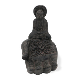 Buddha Räucherstäbchenhalter – Hand (schwarz)