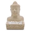 Buddha Feng Shui Räucherhalter (cremefarben)
