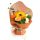Stehender Seifenblumenstrauß - Orange