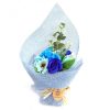 Stehendes Seifenblumenstrauß - Blau
